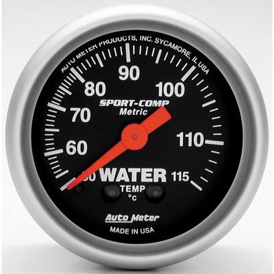 Water temperature, 52.4mm, 50-115 °C, mechanical