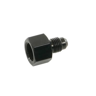Fitting, Flare Reducer, Female AN8 to Male AN6, black