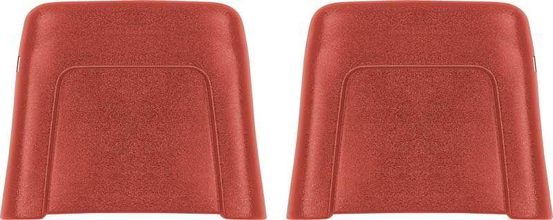 1968 FULL SIZE RED BUCKET SEAT BACK PANELS