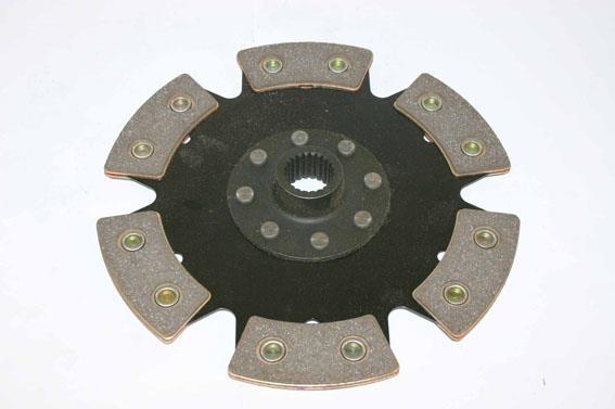 6-puck 240mm clutch disc with hub G (28,6mm x 21)