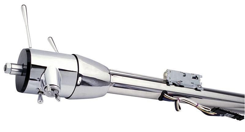 steering column with tilt, stainless polished