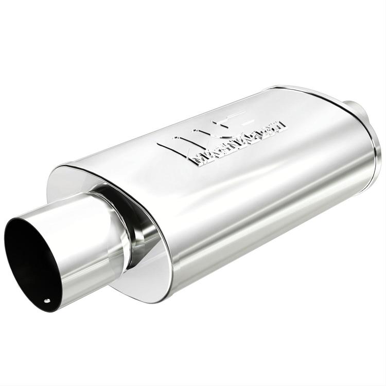 Muffler Stainless 2,25 in / 4" Out