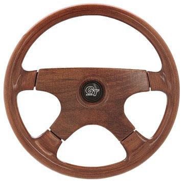 Steering Wheel "grand Touring Model" Wood 381mm ( 76mm Deep )