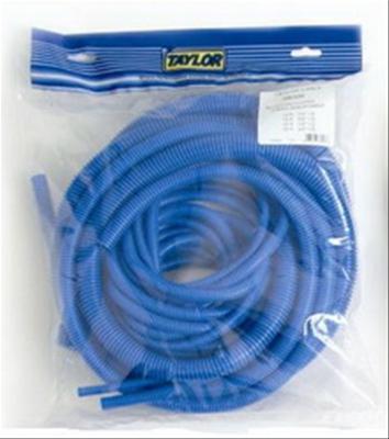 Convoluted Tubing, Blue, 3/8", 3 meter