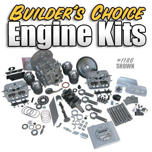 Engine Kit - 2332 Lightweight Flywheel . 
 Oilpump Maxi 30 Red.
 Valve Covers Black billet.
 Balance engine kit