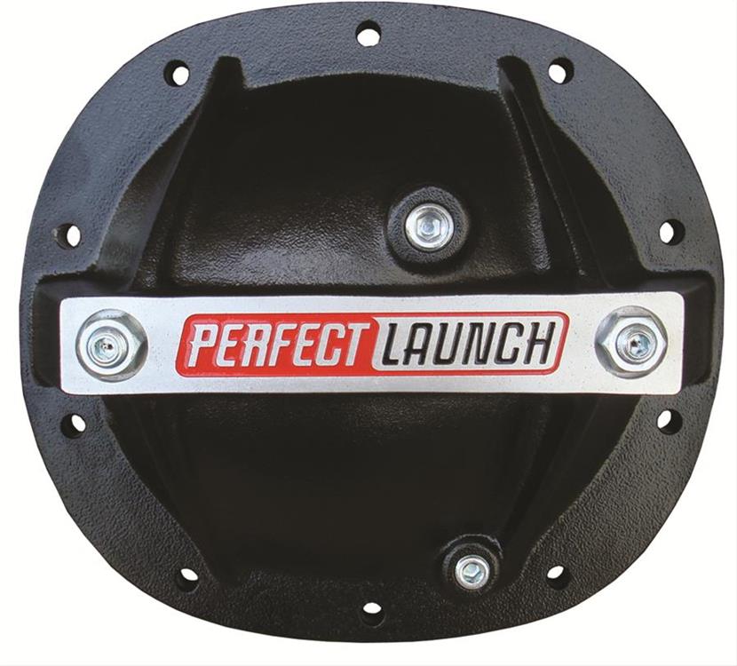 Differential Cover, Aluminum, Black, Perfect Launch Logo, GM, 7.50 in., 10-Bolt
