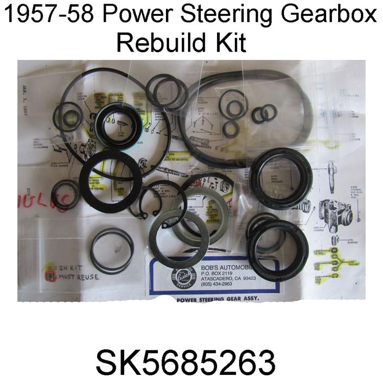 1957-58 Power Steering Gearbox Repair Kit