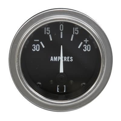 Ammeter, 52.4mm, 30-0-30 A, electric