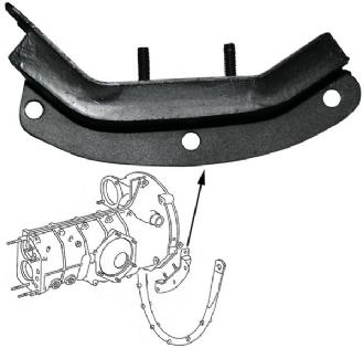 Gearboxmounting Rear  LEFT( 519, 644, 716 and 741 )