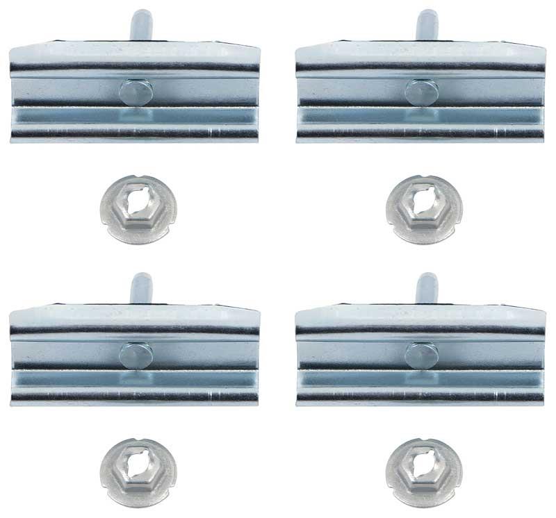 rear quarter palen " molding clip set