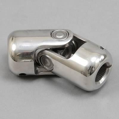 Steering Universal Joint, Pinch Bolt, Stainless Steel, Polished, 17mm DD, 3/4 in. DD, Each