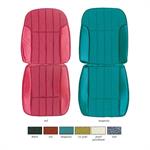 Deluxe complete front/rear upholstery set, bucket w /fixed rear seat, Ivy gold