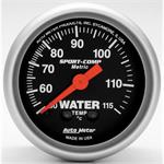 vanntemperaturen måleren, 52mm, 50-115 °C, mekanisk