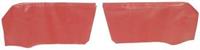 1966-67 IMPALA AND SS 2 DOOR HARDTOP RED REAR ARM REST COVERS