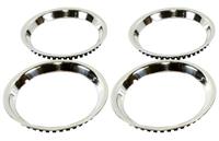16" STAINLESS ROUND LIP TRIM RING SET 1-1/2" DEEP (REPO RALLY WHEEL ONLY)