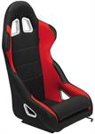 Seat K5 Steeltube Black / Red Cloth