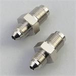 Fittings, Brake, Steel, Nickel Plated, Male -3 AN - 7/16 in.x 24, Inverted Flare