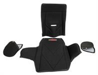 Seat Cover, Black Tweed, Cloth, Fits KIR-24300