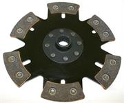 6-puck 240mm clutch disc with hub C (23,8mm x 21)