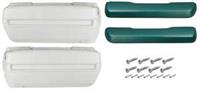 1968-72 Arm Rest Pad Kit Complete Front, turquoise