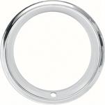 14"  STAINLESS STEEL STEP LIP TRIM RING FOR REPRODUCTION RALLY WHEELS ONLY (2-7/8" DEEP)