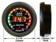 blanding måler / lamdamåler bredbånd 0-5V, 52mm (2 1/16") AFR