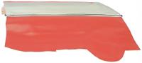1961 IMPALA 2 DOOR HARDTOP RED REAR ARM REST COVERS