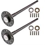 Axle Shafts, Direct Fit, Rear, 4140 Chromoly, Chevy, 28-Spline, 29.62 Length