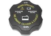 Radiator Cap, Plastic, 18 psi, Plain Logo
