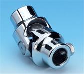 Steering Universal Joint, Stainless Steel, Polished, 3/ 4 in. 36-Spline, 3/ 4 in. Smooth Bore, Each