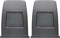 Black ABS Bucket Seat Back Panels