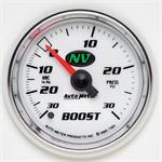 Boost Pressure Gauge 52mm 30 in . Hg . -vac / 30psi Nv Mechanical