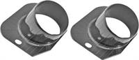 Defroster Ducts - Black Molded Plastic - Includes Mounting Clips