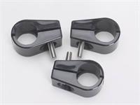 Hose Mounting Clamps, T-Style, Nylon, Black, One .687 in. Diameter Hole, Set of 4