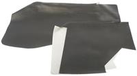 1965 IMPALA SS CONVERTIBLE BLACK REAR ARM REST / WELL COVERS