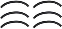 6 Piece Convertible Top Weatherstrip Set Without Headrer Seal