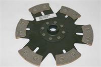 6-puck 250mm clutch disc with hub F (25,4mm x 24)