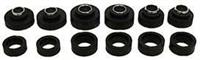 Body Mount Bushings, Coupe Or T-Top, With Steel Sleeves