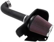 Air Intake, 63 Series Aircharger, Red Filter, Black Plastic Tube, Dodge, Jeep, 5.7L Hemi, Kit
