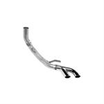 Tailpipe, Direct Fit, Steel, Aluminized, 2.25 in. o.d., Chrome Tip, Passenger Side, Chevy, Pontiac, Each