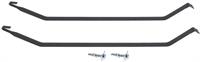 1955-57 Chevrolet Coupe & Sedan - Fuel Tank Support Straps - EDP Coated Steel (Pair)