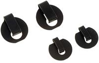 THROTTLE CABLE CLIPS; CIRCULAR LINKAGE CLIPS, Qty: 4