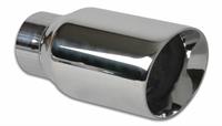 "3"" O.D. S.S. Exhaust Tip (Double Wall, Angle Cut with Beveled Edge)"