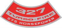 decal 327 TURBO FIRE 275 HP