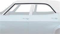 1969-70 Impala / Full Size 4-Door Hardtop Roof Rail Weatherstrips