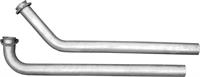 nedløpsrør 2,5" 1967-1977 til original manifold SB 3 bolt manifold