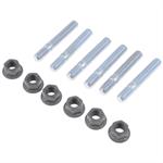Exhaust Manifold Studs, Nuts, Front Flange, Buick, Cadillac, Oldsmobile, Chevy, GMC, Set of 6