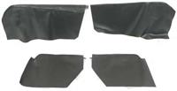 1966-67 IMPALA AND SS CONVERTIBLE BLACK REAR ARM REST / WELL COVERS