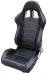 Seat Type Z Steeltube Reclinable Black Carbonfiber Look