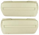 1968-72 Chevelle Armrest Bases, Plastic Injection-Molded Front, by